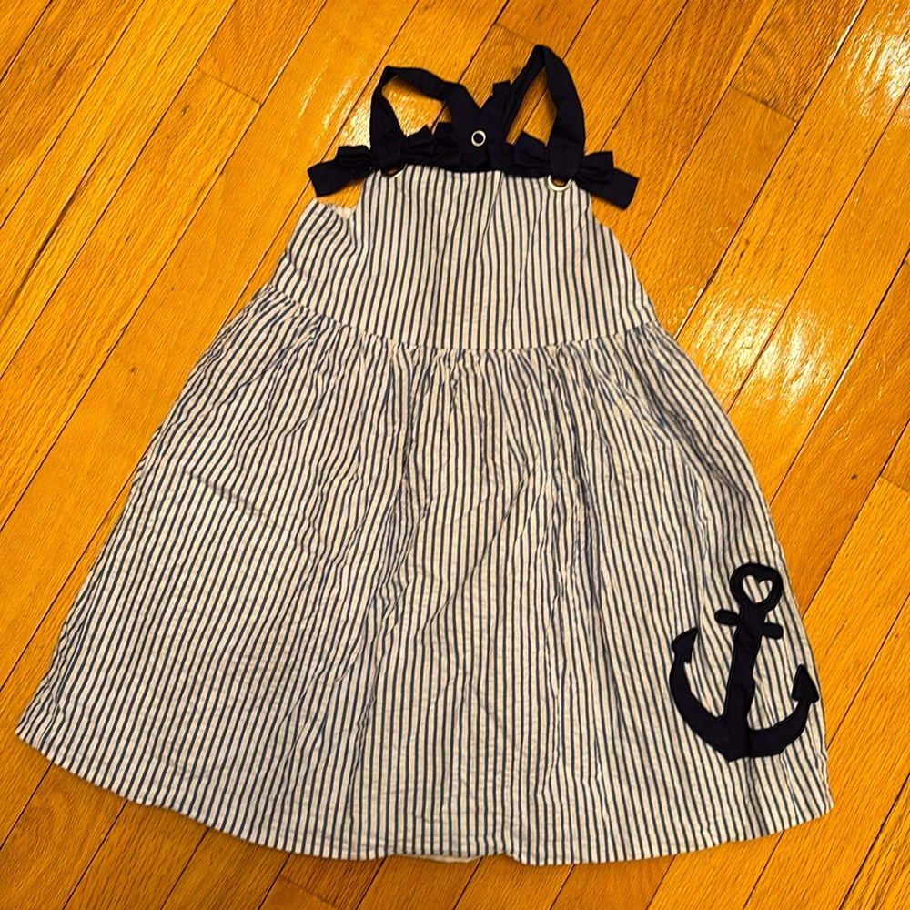 Tahari toddler girls 4T sailor sundress like new condition